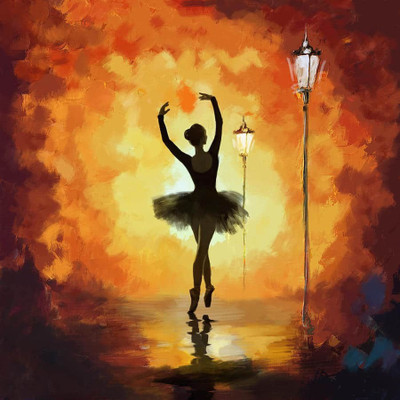 

Ballet Dancer ON FINE ART PAPER HD QUALITY WALLPAPER POSTER Fine Art Print(19 inch X 13 inch, Rolled)