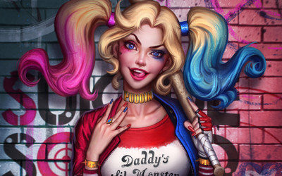 

Harley Quinn 5K ON FINE ART PAPER HD QUALITY WALLPAPER POSTER Fine Art Print(19 inch X 13 inch, Rolled)