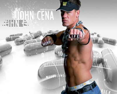 

WWE John Cena Word Life ON FINE ART PAPER HD QUALITY WALLPAPER POSTER Fine Art Print(19 inch X 13 inch, Rolled)