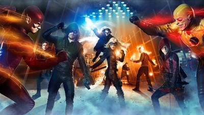 

Legends of Tomorrow Arrow Flash ON HI QUALITY LARGE PRINT 36X24 INCHES Photographic Paper(36 inch X 24 inch, Rolled)