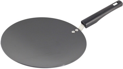 

Dailyware Hard Anodized RotiTawa/Tawa with long Bakelite Handle, 25cm,Black Tawa 40 cm diameter(Aluminium)