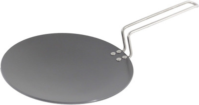 

Dailyware Hard Anodized RotiTawa/Tawa with 304 SS Handle,22cm,Black,4.06mm thick Tawa 40 cm diameter(Aluminium)