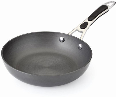 

Greenchef Fry Pan 200mm HA - Without Lid Stir Fry Pan 20 cm diameter(Hard Anodised, Non-stick), Black