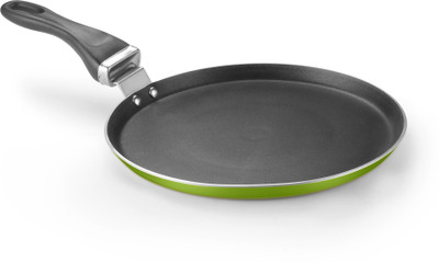 

Kitchen Chef HARD ANODISED DOSA TAWA 270MM Tawa 27 cm diameter(Hard Anodised), Black
