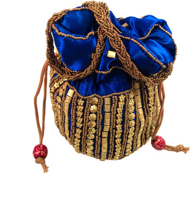 

kabir bambhaari potli blue Pouch(Blue)