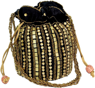 

kabir bambhaari potli black Pouch(Black)