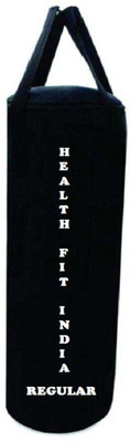 

HEALTH FIT INDIA Regular 3.5 Feet Long, CANVAS Material, Black Color, Unfilled with Hanging Straps Hanging Bag(3.5, 42 kg)