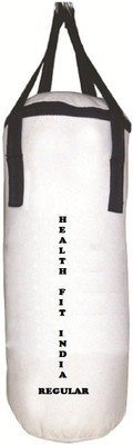 

HEALTH FIT INDIA Regular 3.0 Feet Long, CANVAS Material, White Color, Unfilled with Hanging Straps Hanging Bag(3.0, 36 kg)