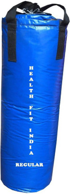 

HEALTH FIT INDIA Regular 3.0 Feet Long, Synthetic Leather Material, Blue Color, Unfilled with Hanging Straps Hanging Bag(3.0, 36 kg)
