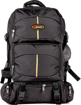 

One Up Waterproof Expandable Multipurpose Rucksack bag Rucksack - 50 L(Black)