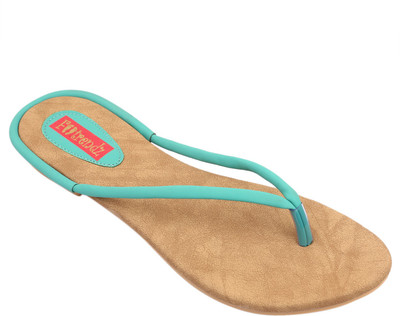 

Footrendz Women Turquoise Flats