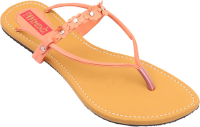 

Footrendz Women Peach Flats