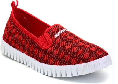 

Sparx 95 Slip On Sneakers For Women(Red, Red white