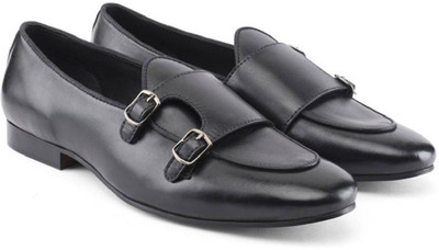 

Missimo Double Monk Monk Strap For Men(Black
