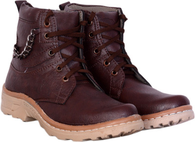

MOU Biker Boots Boots For Men(Burgundy