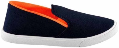 A-CLASS Mocassin, Loafers, Slip On Sneakers, Party Wear, Dancing Shoes, Sneakers, Corporate Casuals, Outdoors, Casuals Loafers For Men(Blue, Orange)