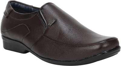 

Wenzel Men's Formal Leather Shoes Slip On For Men(Brown