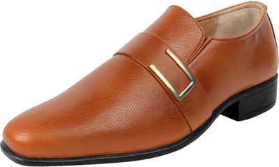 

SASSIE Party Wear For Men(Tan