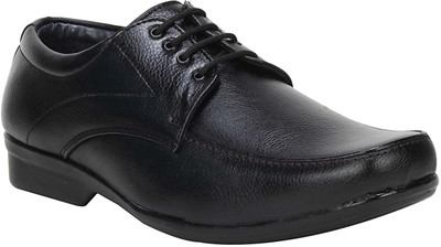 

Wenzel Men's Formal Leather Shoes Lace Up For Men(Black
