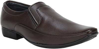 

Wenzel Men's Formal Leather Shoes Slip On For Men(Brown