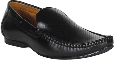 

Vincenzo Men's Casual/Partywear Loafer Shoes For Men(Black