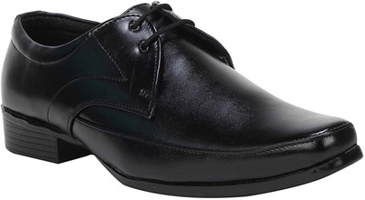 

Wenzel Men's Formal Leather Shoes Lace Up For Men(Black