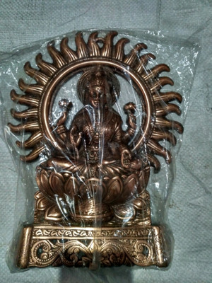 

MATERIALCRAFT STANDING KIRAN LAKSHMI PLATE Decorative Showpiece - 29 cm(Aluminium, Brown)