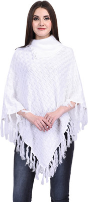 eWools Women Winter Wear Woolen Poncho
