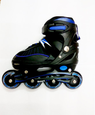 

Best Ideas Finest Smart Pro In-line Skates - Size 3.5-5.5 UK(Blue), Black;blue