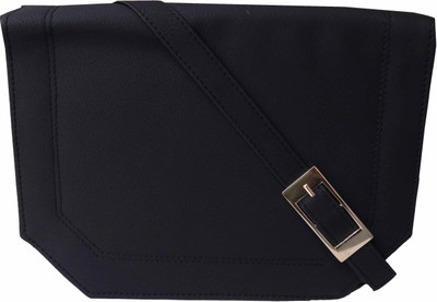 

ALIVE Women Casual Black Leatherette Sling Bag