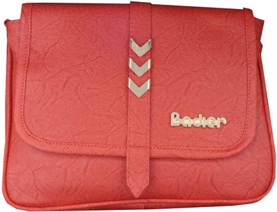 

ALIVE Women Casual Orange Leatherette Sling Bag