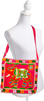 

Netboys Women Casual Multicolor Canvas Sling Bag