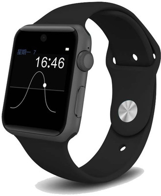 SYL Presenting Bluetooth Smartwatch with Sim- Card Support Black Smartwatch(Black Strap Free Size)