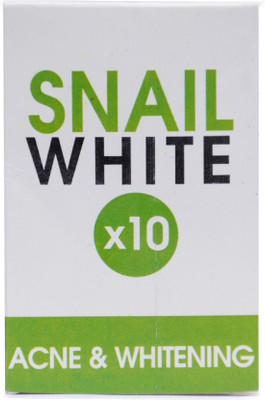 

snail soap SNAIL WHITE SOAP GLUTATHIONE X10 WHITENING SKIN/REDUCE ACNE/ANTI AGING(10 g)
