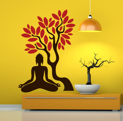 

Decora  Spiritual Sticker(Pack of 1, Brown & red