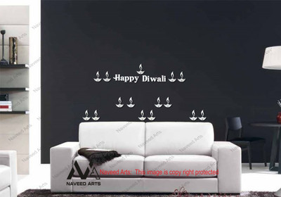 

Naveed arts  Acrylic Sticker Sticker(Pack of 14, Silver mirror