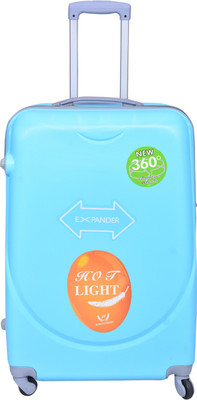 

PRAGEE EXCLUSIVE STYLISH  INCHES CHECK IN LUGGAGE TROLLEY BAG Check-in Luggage -  inch(Blue