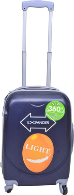 

PRAGEE EXCLUSIVE STYLISH  INCHES CHECK IN LUGGAGE TROLLEY BAG (HARD SHELL) Cabin Luggage -  inch(Blue