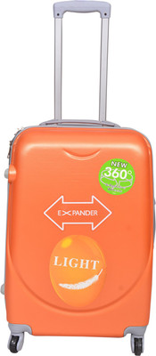 

PRAGEE EXCLUSIVE STYLISH 24 INCHES ORANGE CHECK IN LUGGAGE TROLLEY BAG Check-in Luggage - 24 inch(Orange)