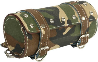 

Mockhe One-side Multicolor Leatherette Motorbike Saddlebag(3 L)