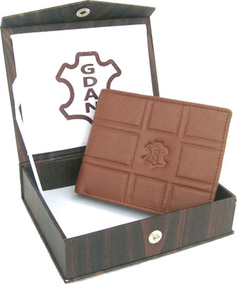 

G.Dan Men Tan Genuine Leather Wallet(7 Card Slots)
