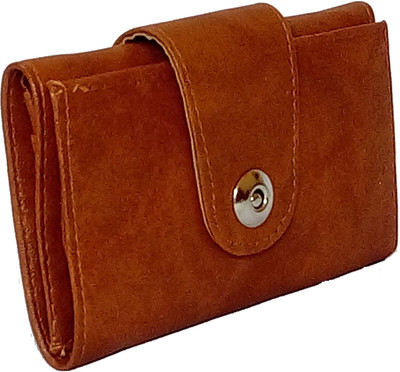 

kd collections Women Brown Artificial Leather Wallet(3 Card Slots), Kdwwl143brs;brown