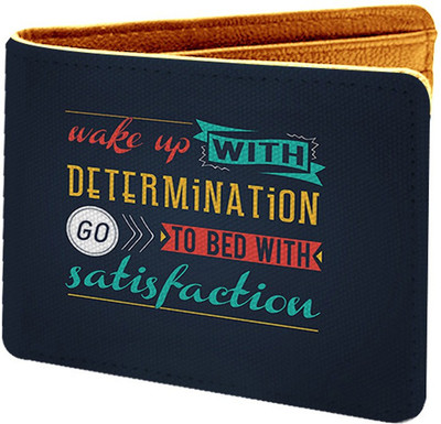 

REHBAR Men Multicolor Canvas Wallet(5 Card Slots)