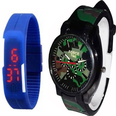 FASHION GATEWAY FG-Force Analog watch with LED digita band watch (Also best for gifting) Watch  - For Boys & Girls   Watches  (Fashion Gateway)