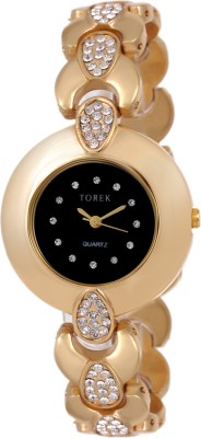 TOREK Diamond studded Latest Edition Black Dial KHJMGNFJ 2261 Watch  - For Girls   Watches  (Torek)
