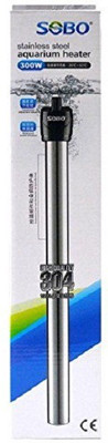 

Foodie Puppies SOBO Stainless Steel Aquarium Heater (300W) Submersible Aquarium Immersion Heater