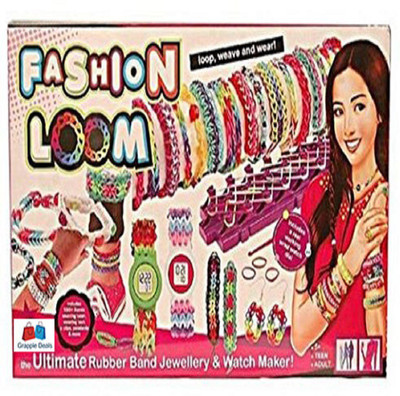 

GRAPPLE DEALS Fashion Loom Bands Ultimate Rubber Band Jewellery And Watch Maker For Kids.
