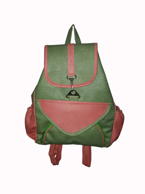 

sk noor Pithu Waterproof Backpack(Green, Pink, 9 L)