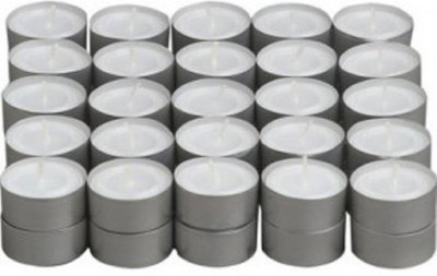 

hpk 100 Tea Light Candles for festival Candle(White, Pack of 100)