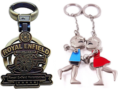 

MGP Fashion Couple Key Chain-712 Locking Key Chain(Multicolor)